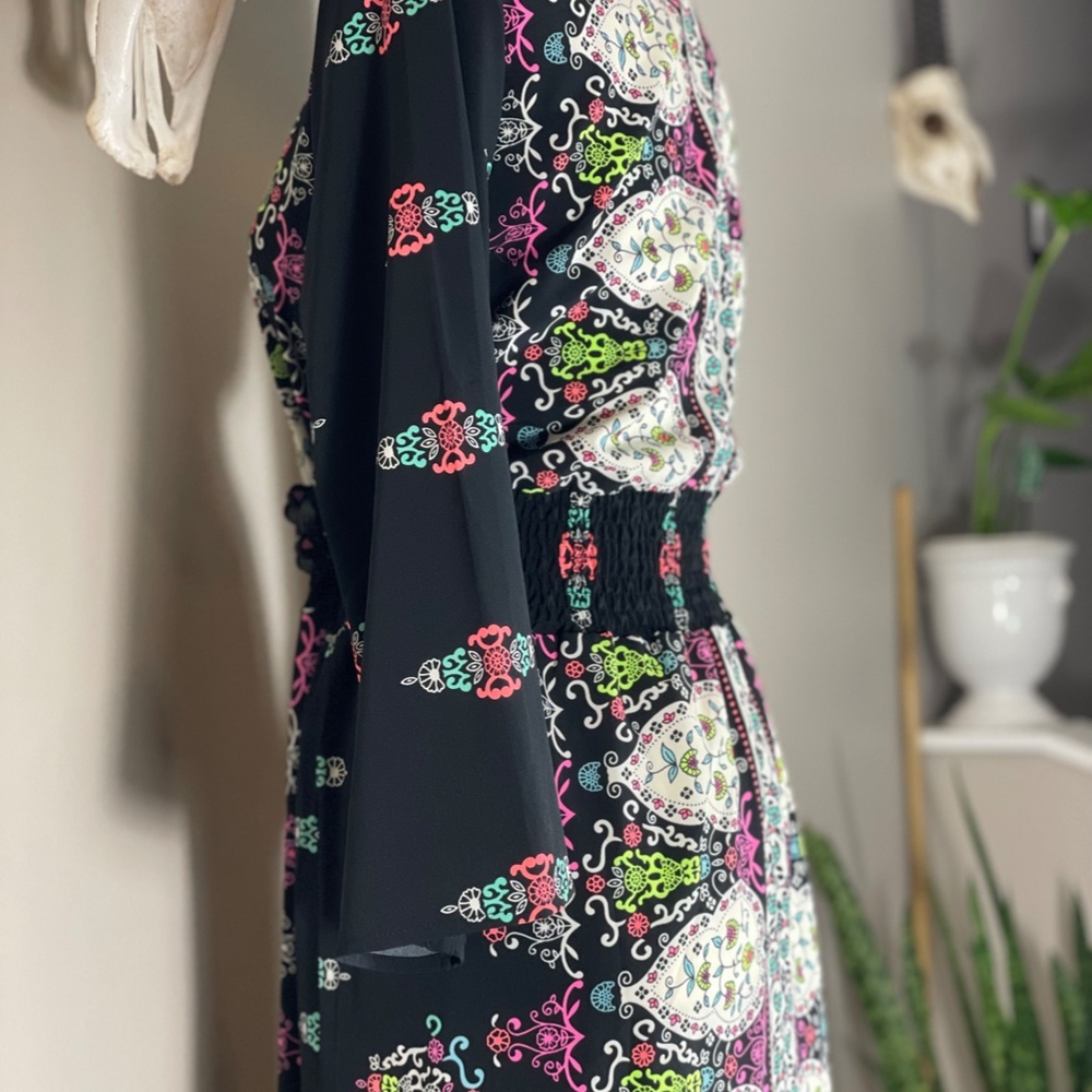 VENUS Boho Tropical Open Robe Kimono Swim Cover-Up NWOT - Picture 9 of 12